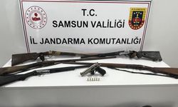 Jandarma ekiplerinin faaliyetleri sonucu ruhsatsız tüfekler ele geçirildi