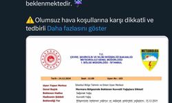 Sakarya Valiliği'nden kuvvetli sağanak yağış uyarısı