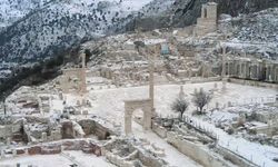 Sagalassos Antik Kenti, karlarla beyaza büründü