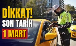 1 Mart'tan sonra kamerasız taksi kullanmak yasak!