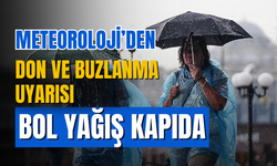 Meteoroloji uyardı: Don ve buzlanmaya dikkat!