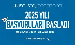 Ulusal Staj Programı 2025 başvuruları başladı