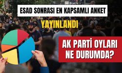 Esad sonrası AK Parti oyları arttı!