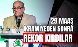 29 maaş ikramiyeden sonra rekor kırdılar