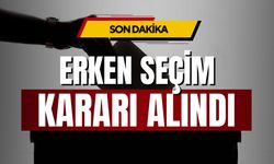 Son Dakika! Erken seçim kararı alındı