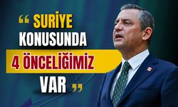 "Suriye konusunda 4 önceliğimiz var"