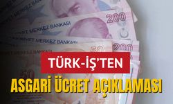 TÜRK-İŞ'ten toplantı öncesi asgari ücret açıklaması