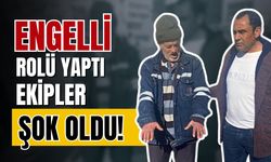 Engelli rolü oynayan dilenciye cezai işlem!