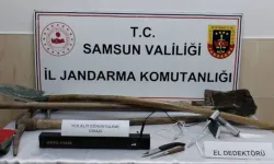 Samsun’da kaçak kazıya suçüstü