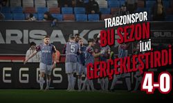 Trabzonspor bu sezon bir ilke imza attı