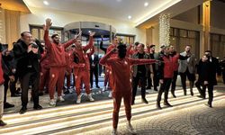 Galatasaray'a Mersin'de coşkulu karşılama