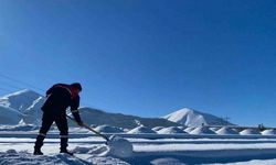 Hava sıcaklıkları -24,6'ya düşerek buz kesti