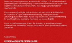 Samsunspor’dan Avrupa kupalarına katılamama haberlerine yalanlama