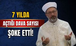 Ali Erbaş, 7 yılda açtığı dava sayısı ile tepki çekti!