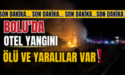 Bolu'da kayak merkezinde otel yangını!