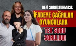 Gezi soruşturması: İfadeye çağrılan oyunculara tek soru soruldu