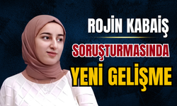 Rojin Kabaiş soruşturmasında yeni gelişme yaşandı