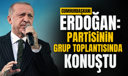 Cumhurbaşkanı Erdoğan, partisinin grup toplantısında konuşuyor