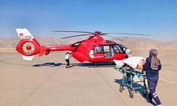 5 aylık bebek, ambulans helikopterle Elazığ'a sevk edildi