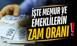 Memur ve Emeklilerin zam oranı belli oldu