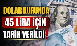 Dolar kurunda 45 lira için tarih verildi!