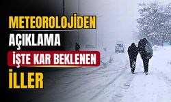 Meteorolojiden kuvvetli kar ve sağanak yağış uyarısı yapıldı