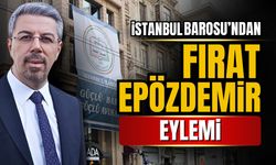 İstanbul Barosu'ndan Fırat Epözdemir için adliye önünde