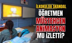 Okulda müstehcen içerikli animasyon izletildiği iddiası