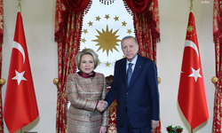 Cumhurbaşkanı Erdoğan, Rusya Federasyon Konseyi Başkanı Matviyenko ile görüştü