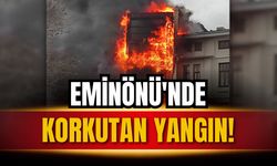 Mısır Çarşısı'nın yanındaki restoranda yangın çıktı!