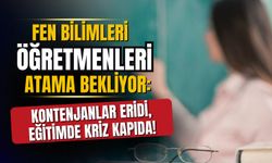 Fen bilimleri öğretmenleri atama bekliyor: Kontenjanlar eridi, eğitimde kriz kapıda!