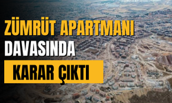 Zümrüt Apartmanı davasında karar açıklandı