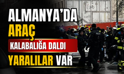 Araç kalabalık arasına daldı!