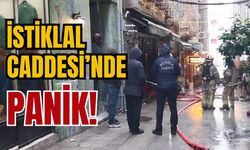 Restoranın mutfağında çıkan yangın paniğe neden oldu