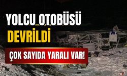 Yolcu otobüsü kaza yaptı! Çok sayıda yaralı var