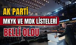 AK Parti MKYK ve MDK listeleri açıklandı