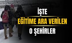 İşte eğitime ara verilen o şehirler