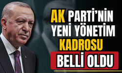 AK Parti'nin yeni yönetim kadrosu belli oldu