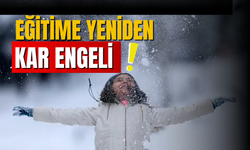 Eğitime yeniden kar engeli!