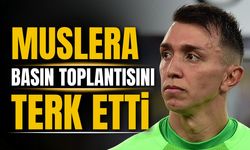 Muslera o soruyu duyunca basın toplantısını terk etti