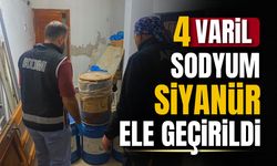 Emlak ofisinde sodyum siyanür ele geçirildi