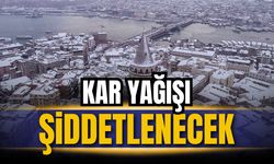 İstanbul’da kar yağışı şiddetlenecek