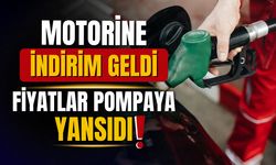 Motorine indirim geldi