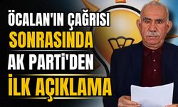 Öcalan'ın çağrısının ardından AK Parti'den ilk açıklama geldi