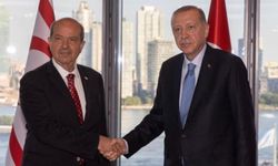 Cumhurbaşkanı Erdoğan, KKTC Cumhurbaşkanı Ersin Tatar ile görüştü