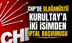 CHP'de Olağanüstü Kurultay'a iki isimden iptal başvurusu