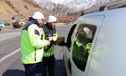 Hakkari’de trafik denetimi hayata geçirildi