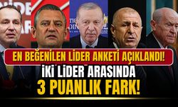 En beğenilen lider anketi açıklandı!