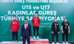 U15-U17 Kadınlar Güreş Türkiye Şampiyonası sona erdi