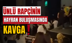 Ünlü rapçinin hayran buluşmasında yumruklu kavga!